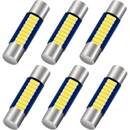 6PCS 28mm 29mm 6614F Festoon Mentol Kereta LED, Sangat Cerah 9-SMD 4014 cip 6641 6612F Mentol LED, S
