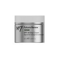 NO7 FUTURE RENEW REPAIR SPF 40 DAY CREAM 50ML. นัมเบอร์เซเว่น ฟิวเจอร์ รีนิว รีแพร์ เอสพีเอฟ 40 เดย์