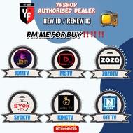 Kingtv / mstv / jomtv / syoktv / ott tv / zozotv