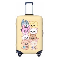 SKZOO Luggage Cover Elastic Washable Suitcase Protector SKZ Anti-scratch Suitcase cover Fits 18-32 Inch Luggage STRAY KIDS