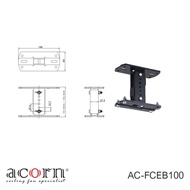 Acorn False Ceiling Extension Bar | FCEB | Extendable 4 Inch to 6 Inch | AC-FCEB100