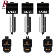 For P2S/H2S H2D/A1 A1 Mini Compatible 3-Pack 0.2/0.4/0.6MM Hotend End Kit Hardened Steel Nozzles Pri