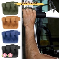 JANELAXE932JN 1PC/ 1 Pair Palm Pad, Anti-Slip Cowhide Leather Weight Lifting Gloves, 9 Colors Sports