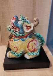 自售 出清 Q版招財大貔貅 手工彩釉 跤趾陶 現代裝飾藝術 鎮宅平安 廣進財源