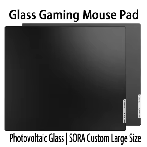 W-WALLHACK VA005 CR005 Tempered Glass Mouse Pad E-sports Desk Pad Gaming FPS Extra Large Size Custom