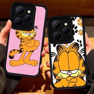 S62 Cat Garfield Casing for ITEL P55 A50 A70 A80 P65 A90 S23 RS4 5G black