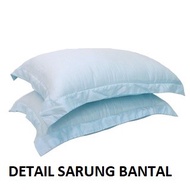 BASE Bedcover Set 200x200 TC Satin 60s Polos Sutra Bed Cover + Sprei Dan Sarung Bantal Guling Super 