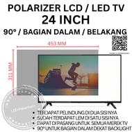 POLARIS LCD LED TV 24 INCH 90 DEGREE POLARIZER 24INCH INSIDE INC