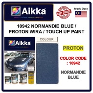 AIKKA AUTOMOTIVE PAINT / PROTON ISWARA 10942 / NORMANDIE BLUE / TOUCH UP PAINT / DIY CAT SPRAY TIN /