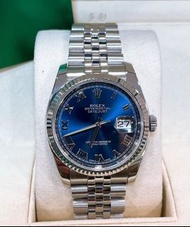 👑[現貨]🔥🔥Rolex Datejust 勞力士日誌系列 116234 藍面羅馬 間18K白金 36mm表徑 自動機械 單表 rolex/rolex submariner/rolex daytona