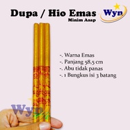 Incense Gold Prayer Hio/, 3 Sticks