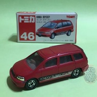 1996 第一版Tomica No. 46 Honda Odyssey 1:66模型車 中國製造1996 First Version、1:66 Model Car ~ Made in China