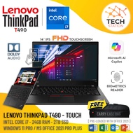 LENOVO THINKPAD T490s/ T480s [CORE i7/i5-8TH GEN / 16B RAM / UP TO 2TB SSD - WIN 11 PRO] - 1 YEAR WA