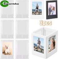 High Transparency PP Magnet Photo Frame, Fits 8.8*6.5cm Standard Film, Multi-angle Foldable for Refr