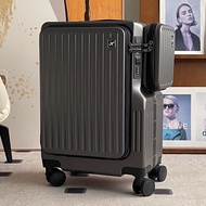 กระเป๋าเดินทาง RRS ใหม่ ช่องเปิดด้านหน้าสำหรับใส่โน้ตบุ๊ค ของแท้ ช่องเปิดด้านหน้า 4 สี ชมพู ขาว เทา 