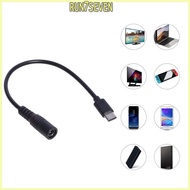 RUN Type C to DC Power Cable DC 5 5 x 2 1mm Female to USB-C Plug 5V Charging Cable for Router Laptop