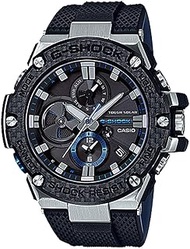 Men's Casio G-Shock G-Steel Black Carbon and Resin Bluetooth Watch GSTB100XA-1A