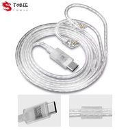 TOBIE KZ Type-C Cord, High-purity Gold-plated Pin KZ Headphones Cable, Consumer Electronics With Mic