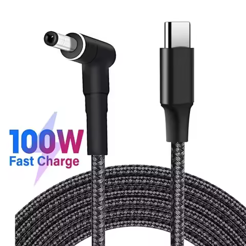 100W PD USB C to DC4.0x1.7mm Laptop Charging Cable Type C Power Supply Cord For Lenovo IdeaPad 310 3