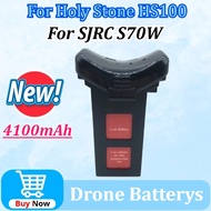 Upgraded 7.4V 4100mAh Drone Battery for Holy Stone HS100 S70 T35 for SJR/C S70W Lithium Battery RC D