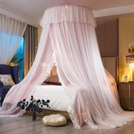 codSimple Round Ceiling Double-layer Gauze Mosquito Net Princess Style Girl Bedroom Decor Mosquito N