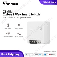 SONOFF ZBMINI Zigbee 3.0สวิตช์อัจฉริยะสองทิศทางสวิตช์อัจฉริยะ APP/เสียง Mini Zigbee สวิทช์ไฟ ZigBee 