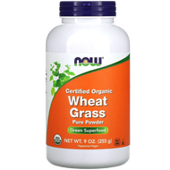 美國Now Foods 有機認可小麥草純粉 9盎司 (255克)