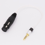 4.4mm Headphone to 4 Pin XLR Female Aux Cable TRRRS Audio Jack,upgrade cable ，type cable，litz cable，