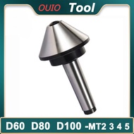 OUIO MT2 MT3 MT4 MT5 Morse Tapper Cone Mushroom Head Center Umbrella-type Rotating Center CNC Lathe 