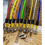 《100% Original》 HEL HiGH Preformance Braided Brake Hose Xmax LC RS Y15 NVX Nmax R25 R15