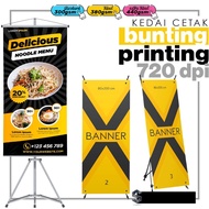 Bunting Banner Murah ,Birthday, Harijadi , Iklan Product , Harga Direct Kilang