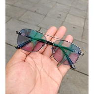 Men's minus glasses, photochromic lenses, Aviator cross frames, nearsighted glasses, available in no