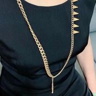 上班族 party 長項鍊 金色 玫瑰金 高質感 個性 時尚 造型項鍊 不規則造型項鍊
