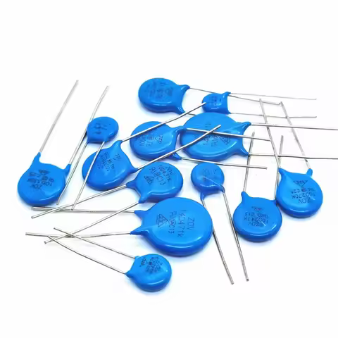 50PCS Varistor 7MM 07D101K 121 151 180 181 201 220 221 241 270 271 330 331 361 390 391 431 470 471 5