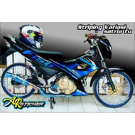 Satria Fu Striping / F 150 New Facelift 2013 2014 2015 Variations Satria F150 Accessories