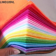 LIWD109VL 40Pcs Non Woven Fabric, Handicraft Squares Felt Fabric Sheet, High Quality Colorful Durabl