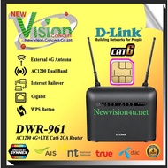 ( PRO+++ ) โปรแน่น.. D-Link DWR-961 AC1200 4G+ LTE Cat6 2CA Router เร้าเตอร์ใส่ซิม 4G รองรับ 2CA ควา