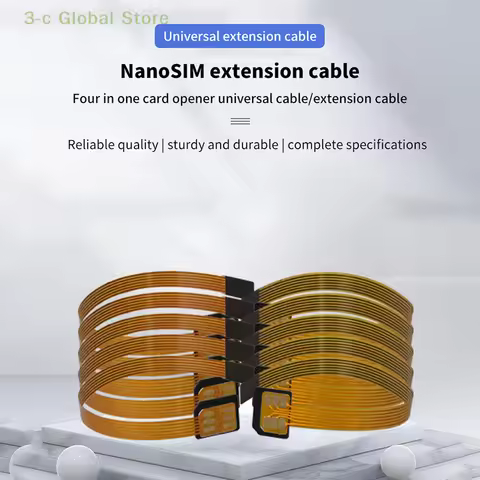 Nano 4FF Sim card Converter FPC Extension Cable to Nano 4FF Micro 3FF Standard 2FF Sim Usim Card Ada