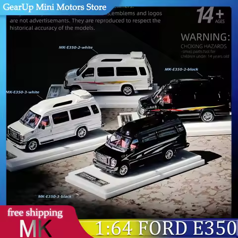MK 1:64 Ford E350 Wagner Super RV - APAxpo 2025 Foshan Exclusive GMC New Color Oversized American Al