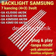 Led Backlight Samsung Ua43M5100Ak - Ua 43M5100 - Ua 43M5000 Ak -