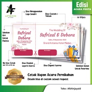 Wedding Event Coupons, Snack Food Distribution, Wedding Photobooth Event Souvenirs, 100 sheets, desi