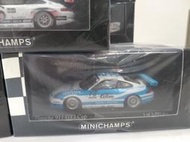 MINICHAMPS 1/43 Porsche 911GT3 Cup No 16  GROHE (藍白雙色)