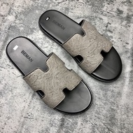 BEMAN HBM1 men's sandals, full grain leather, rubber sole, luxurious design