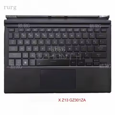 L For ASUS ROG X Flow Z13 GZ301ZA NR2201C (2022 Year) US Keyboard Palmrest w/ Backlit