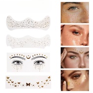 1pcs Glitter Star Freckles Stickers Temporary Tattoo Stickers Hot Stamping Freckles Makeup Patches