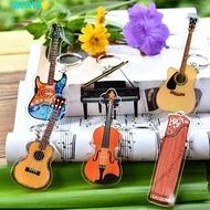 LAFAYE Guitar Acrylic Keychain, VIOLIN Clarinet Guitar Model Pendant, Instrument Key Chain Pipa Cell