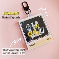 BIGBANG Shaker Keychain, Kpop Acrylic Shaker Keychain, G-Dragon Taeyang Daesung