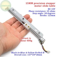 Metertryred 123mm Linear Actuator Micro 15mm Linear Stepping Motor With Nut Two-phase Four-wire Step