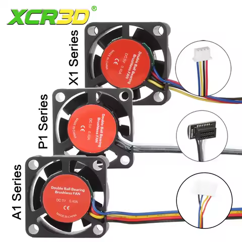 For Bambu Lab P1 Hotend Fan 2510 5V Cooling Fan Cooler Fit BambuLab hot end Cooling Fan for X1C A1/A