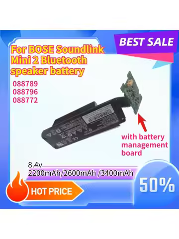 3400mAh 8.4V High Quality For BO SE Soundlink Mini 2 Blue tooth Speaker Battery with Battery Managem